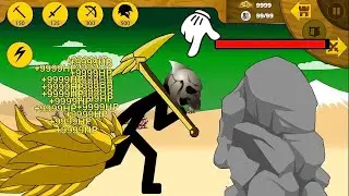 NEW GIANT MINER UNLIMITED GOLD FINAL BOSS HACK SKILL MAX LEVEL - MOD STICK WAR LEGACY