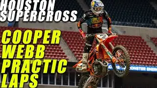 Cooper Webb Houston Supercross Practice Laps - Dirt Bike Magazine