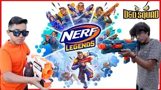 BECOMING NERF LEGENDS | DAMIAN & DEION SHOOTOUT | D&D SQUAD