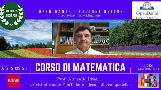 LLM-22-23 Presentazione del corso di Matematica del Liceo Linguistico AS 2022-223
