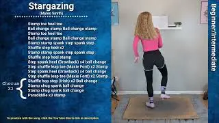 TAP DANCE TUTORIAL - Stargazing (Myles Smith) - Beginner/Intermediate Choreography