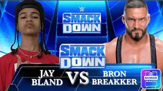 Jay Bland vs Bron Breakker|SmackDown 2-16-24|WWE 2K23