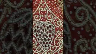 Beaded designer George wrapper fabric