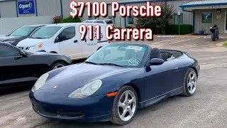 Copart $7100 99 Porsche 911 Carrera *CLEAN TITLE* 996 Cabriolet