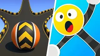 Awesome Gameplay 😀🤩 | City Ball Run vs Stretch Guy | Garry Android Gamer 