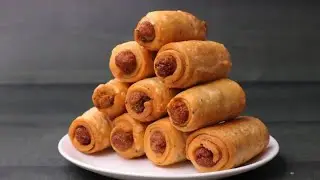 CHICKEN ALOO ROLLS || CRISPY  CHICKEN ALOO ROLLS || CHICKEN ROLLS || #chickenrolls #snackrecipe