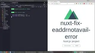 How to Fix EADDRNOTAVAIL Error in a Nuxt Project