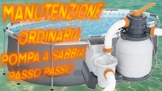 Manutenzione della pompa a sabbia, la procedura passo passo #bestway #pool #piscina #intex #piscina