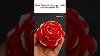 Peony candles that bloom forever 💐🕯️#PeonyCandle #YTShorts #LuxuryGifts #CandleDecor