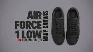 BLACK CANVAS 2025 Nike Air Force 1 Low | DETAILED LOOK + PRICE