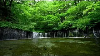 軽井沢の白糸の滝 音風景編・4K