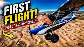 Kids First Flight: Flying around St. Anthony in RANS S-7