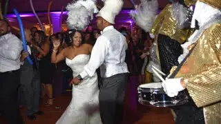 Hora Loca Entrance ft. Drummers | Laura & Ricky's Wedding 2015
