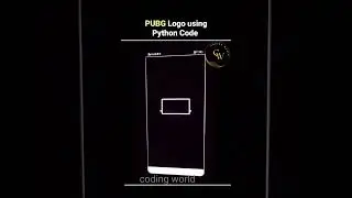 PUBG logo using python