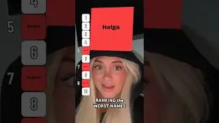 RANKING THE WORST NAMES! Sorry if you&rsquo;re on this list HAHA #ranking #games #fun