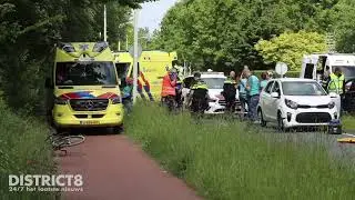 Meisje zwaargewond na botsing met auto Monsterseweg Den Haag