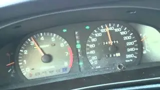 Toyota Camry 3,0 V6 1993 0-100 acceleration