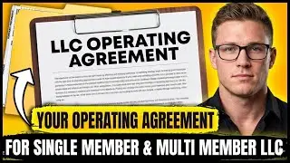 📄Operating Agreement for Single-Member & Multi-Member LLC (Free Template + Instructions)