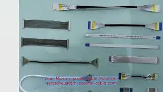 Discover Custom-built Shielded micro coax cable for laptop hinge displays Custom Customized by Leadi