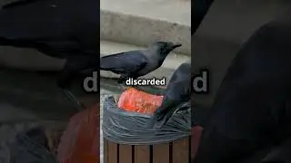Скрытый интеллект ворон: 5 шокирующих фактов! #cleverbird #CrowIntelligence #crow