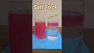 Salt Trick😱😱😱#amazing #Salt and Water experiment #easily #homeexperiments