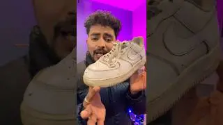 Cleaning my Air Force 1 😱