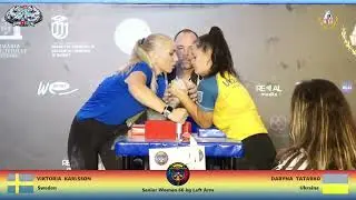 SENIOR WOMEN 60kg LEFT HAND - World Armwrestling Championship 2024
