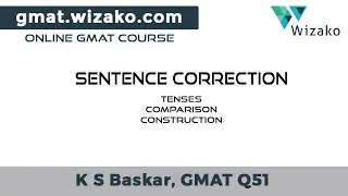 EA Verbal Practice Question | Comparison | Construction | Tenses | EA Sentence Correction