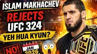 Islam Makhachev Rejects UFC 324 Title Fight! Real Reason Explained 🔥#trending#islammakhachev#ufc324