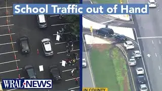 School dismissal delays traffic for second day