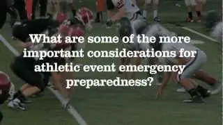 What are some of the most important considerations for athletic event safety? (Ask Safe Havens)