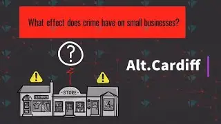 How are Cardiff's independent businesses affected by crime?