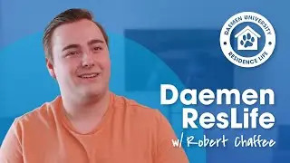 Live on Campus for the Experience! | Daemen ResLife with Robert