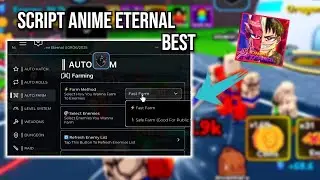 BEST Script Anime Eternal Roblox | Fast Auto Farm,Fast Hatch, Auto Dungeon & Raid