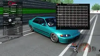 Most realistic tuning car + App on assetto corsa | Honda Civic | Hondata | Tuneo realistico