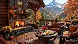 Calming Autumn Jazz ?? Relaxing Lakeside Instrumental for Study & Work|