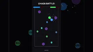 CHAOS BATTLE - WHO CAN ESCAPE IT FIRST? #simulation #physics #asmr