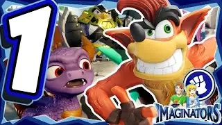 SKYLANDERS IMAGINATORS Walkthrough Part 1 Cradle of Creation CRASH Bandicoot Gameplay (HD)