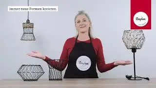 Deko-Tipp: Korb, Lampenschirm oder Deko-Objekt? Mit unserem flexiblen Metall-Korb hast DU die Wahl!