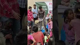 Food for every one donating dresses and basic needs for street children.