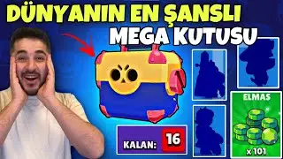 TEK MEGA KUTUDA 16 YAZDI, 2 GİZEMLİ KARAKTER, HÜKUMDAR RİCO VE 100 ELMAS ÇIKTI! -BRAWL STARS
