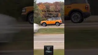 New for 2026 Bronco Sport Orange Fury #bronco #broncosport #bronconation #orangefury