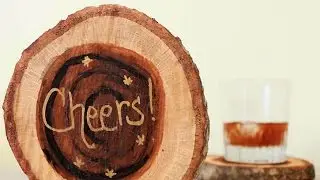 Create Rustic Wooden Coasters - DIY Home - Guidecentral