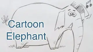 How to Draw a Cartoon Elephant (Step by Step)