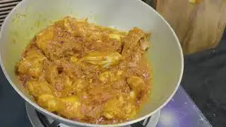 चिकन बनाने का देसी जुगाड़  👋☔☔#foodvloggers ☔😛#food