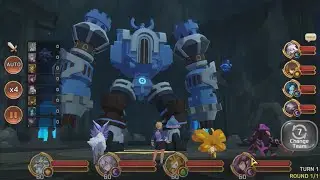 Monster Super League Water Colossus Dungeon and Gem Showcase