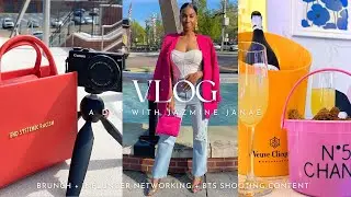 VLOG:  BRUNCH + NETWORKING AS AN INFLUENCER + BTS SHOOTING CONTENT FOR MY BOUTIQUE