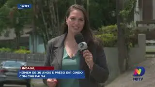 Homem de 30 anos é preso dirigindo com CNH falsa