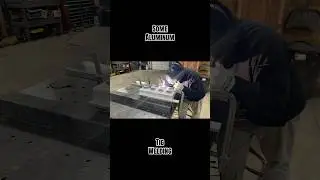 Custom Aluminum Holder #welding #tig #tigweld #fabrication