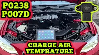 BMW P0238 P007D Датчик температуры воздуха наддува - МЕСТОПОЛОЖЕНИЕ - Как устранить самостоятельно